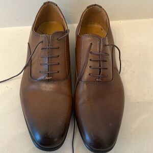 Brown dress shoes